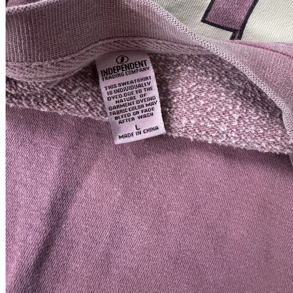 Independent Trading Company Large SOTOS Sweatshirt Purple - Picture 3 of 5